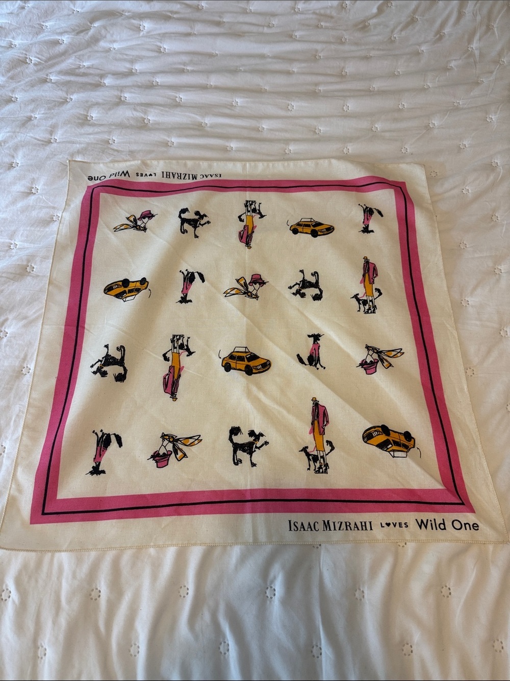 Isaac Mizrahi x Wild Ones Dog Bandana